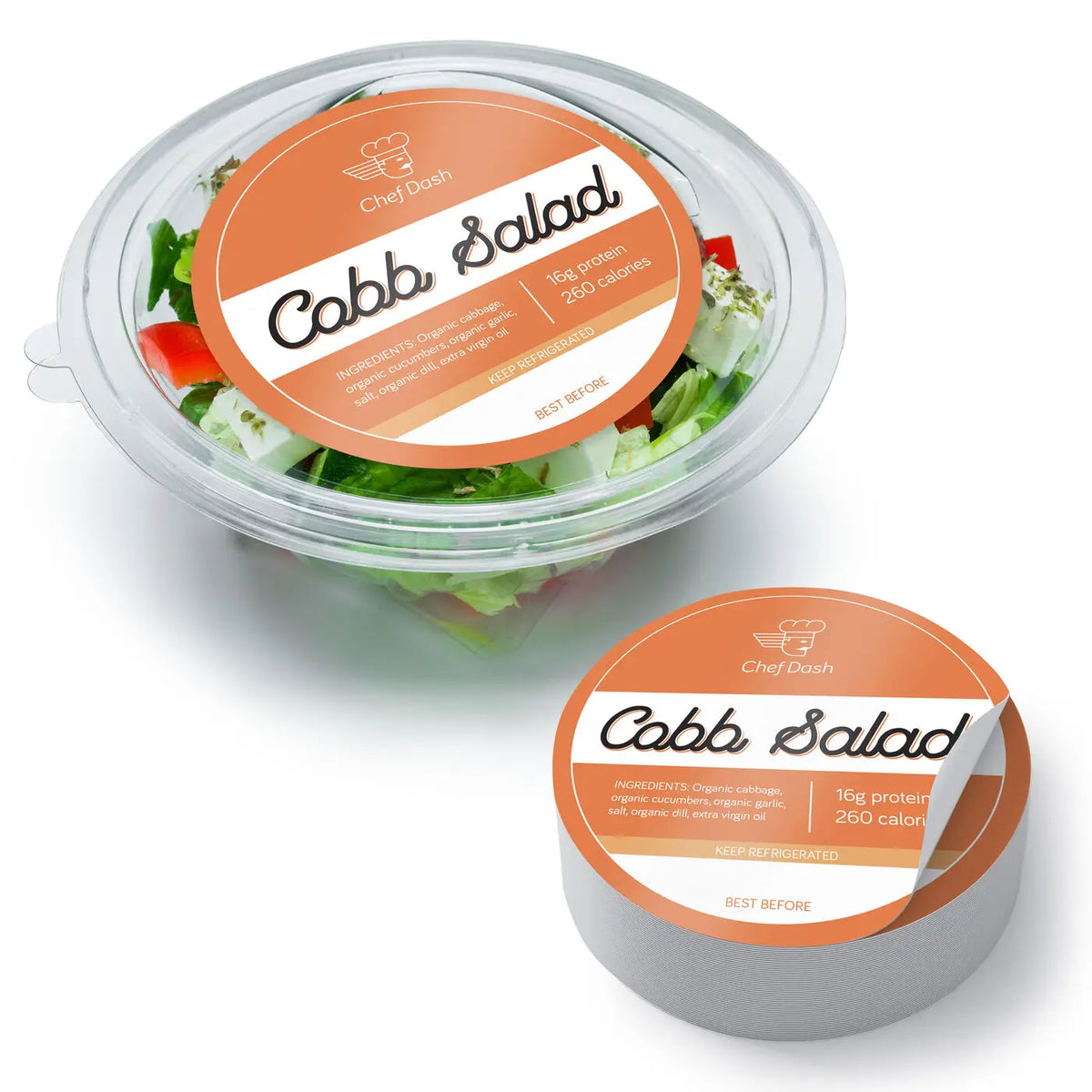 Custom Sticker Label Food Personalised Vinyl Stickers Logo Food Label Printing Digital for Packaging