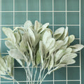 Artificial Green Leaf Plant Salvia Senecio Cineraia Dusty Miller Leaves for Decoration