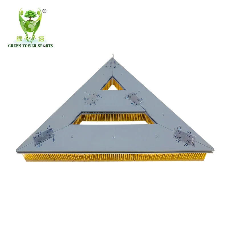 Artificial Turf Combing Brush Triangle Lawn Brush Special Comber Nylon Brush for Football Field Grass