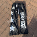 Custom Designer Jogger Men's Embroidered Screen Print Baggy Pants Vintage Acid Wash Stacked Flare Sweat Pants for Men