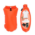 YUANJIAN Tow Float Dry Bag Double Air Bag 20L Inflatable Open Eco-Friendly PVC Swimming Buoy with Waist Belt