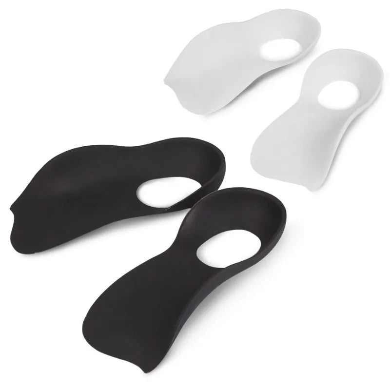 High Arch Support Half Insole for Flat Feet Orthotic Shoe Insert Leg Alignment Shock Absorption Comfort Sports Comfort Insoles