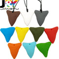 Silicone Shark Tooth Chew Necklace Autism Chewing Necklace for Sensory Heavy Chewers