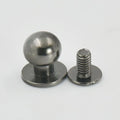 10mm 3/8" Brass Round Head Button Stud Screwback Spot for Screw Nail Luxury Classic High Quality Nickel Gold Black Color Choice