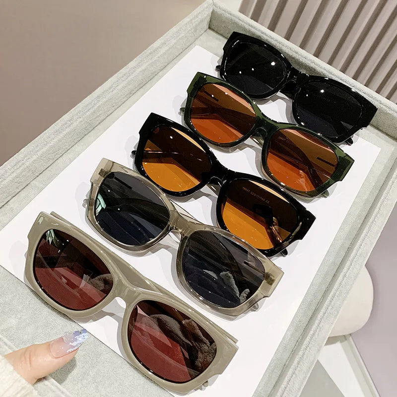 Outdoor Driving Sunshade Decoration Oversize Frame Glasses Uv Protection Polarized Women New Sunglasses for the 2025