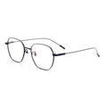 Vintage Beta Titanium Lightweight Oval Diamond Full Rim Blue Light Optical Glasses