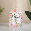 Food Takeaway square Bottom Without Handle Bread Beverage Printing Gift Kraft Paper Bag with Handle