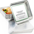 9x9x2 Inch square Pizza Baking Pans Disposable Aluminum square Pizza Catering Tray with  Lid