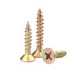 Cross Countersunk Head Self-tapping Thread Zinc Plated Chipboard Screw Manufacturer C1022 Yellow Zinc CSK Wood  Screws
