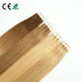 Wholesale 100% Natural Raw Indian Remy Curly Human Hair Extensions Virgin Tape Hair Extension Double Drawn 9A-12A No High
