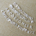 Wholesale Natural Mother of Pearl Shell Letter Diy Jewelry Accessories 26 Alphabet Loose Beads