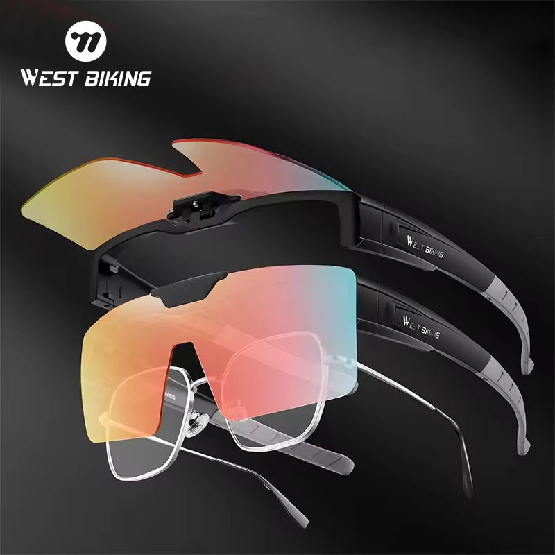 WEST BIKING Polarized Women Men Sunglasses PC Lens Cycling Outdoor Sports Sunglasses Hiking Fishing Fashion Colorful Sunglasses