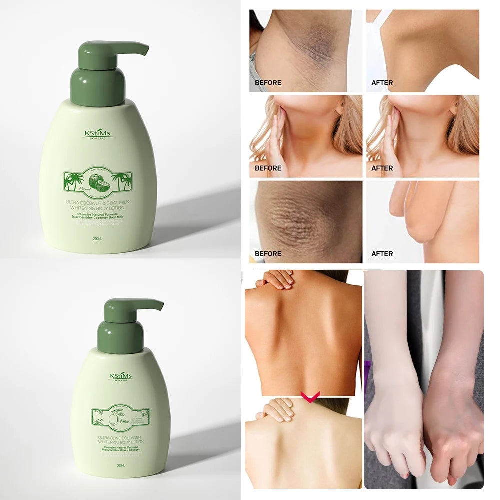 Thailand BB Intensive Whitening Lotion Moisturizing Body Lotion with Vitamin Collagen Kojic Acid for Black Skin Lightening
