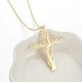 Fanyue Gold Plated Fashion Simple Tree Stainless Steel Necklace for Women 2024