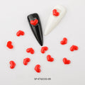 Nail Parts Heart Fluorescent Resin Charms Rhinestones Art Accessories Decoracion Kawaii Accessories