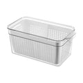 Clear Storage Bins Set with Lid Refrigerator Organizer Bins Bpa Free Food Storage Kitchen Containers