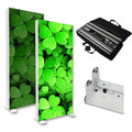 Low MOQ Portable Floor Standing Rectangle PVC Advertising Display Lightbox