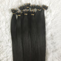 Kuwait Salon Supplier Wholesale Double Draw Russian Slavic Invisible Tape in Human Hair Extension Straight Hair