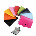 24 Cards Pu Leather Credit Debit ID Business Card Holder Pocket Wallet Purse