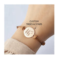 Customized New Personalized Stainless Steel Bracelet Memorial Bracelet Gift for Mom