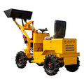 China Small Mini Electric Loader Farm Four-wheel Drive Front Loader 1 Ton