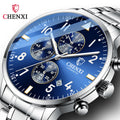 CHENXI 937 Big Dial Trend Multifunctional Chronograph Sport Watches Men's Popular Luminous Light Waterproof Quartz Watch for Men