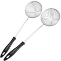 Stainless Steel Fondue Nets Hot Pot Fondue Sieve Colander Long Handle Kitchen Strainer Filter Scoop Cooking Tool