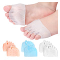 Five-Hole Honeycomb Metatarsal Pads Soft Breathable Foot Care Toe Corrector Gel Toe Separators With Forefoot Cushion