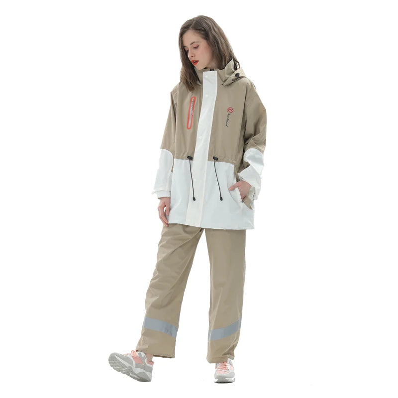 Rain Coat Pongee Custom Brand Wholesale Waterproof Raincoat Rain Poncho for Adult