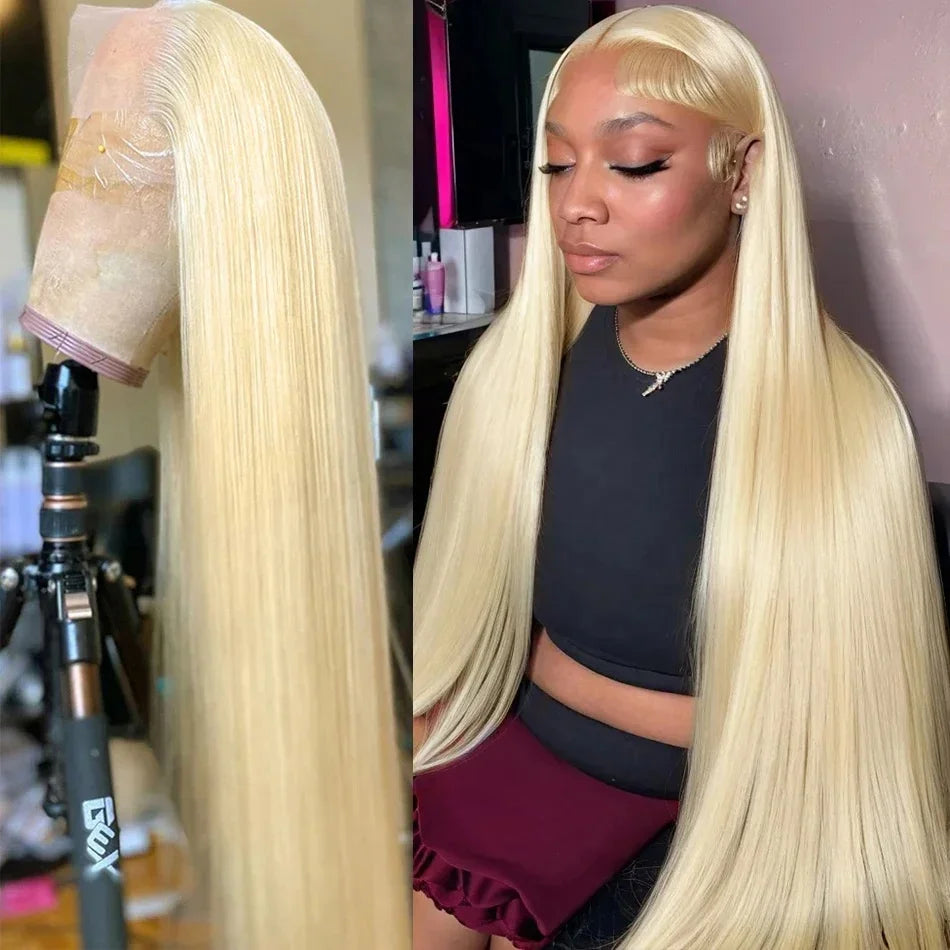 Pre Pluck Glueless Full Lace Front Wigs for Black Women Raw Indian Hair HD Lace WigsTransparent Lace Frontal Human Hair Wigs