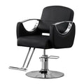 S.W Beauty Classic Barber Chair With Stainless Steel Armrest Barber Shop Equipment Beauty Salon Hairdressing Chair