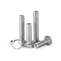 Excavator Bulldozer DIN 933 Bolts M2-M12 Stainless Steel SS304 Plain Finish Customized Hex Flat Head & Hexagon Head Cap Screws