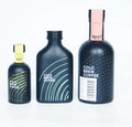 Custom Design High Quality Wholesale Frosted Black Flat 120ml 250ml with Screw Cap Glass Bottle or Liquor Wine Beverage Storage