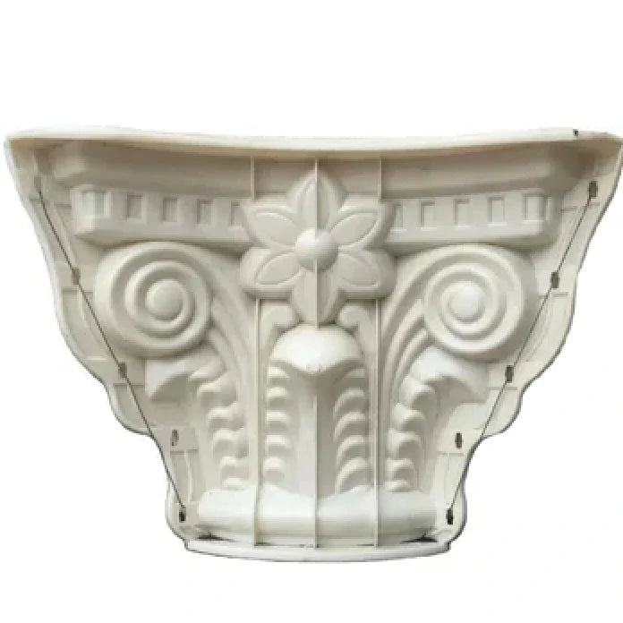 Renfa Decorative Round Roman Pillar Column Head Top Capital Design Concrete Mold Square 93CM Durable 2-3 Year Mould Life