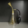 300ml Double Glass Smell Brass Perfume Fragrance Essential Oil Display Device
