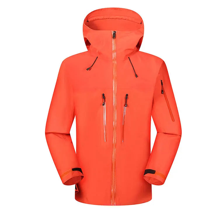 Hot Sale Outdoor Men's Windbreaker Hooded Waterproof Jacket Man Rain Shell Coat for Hiking
