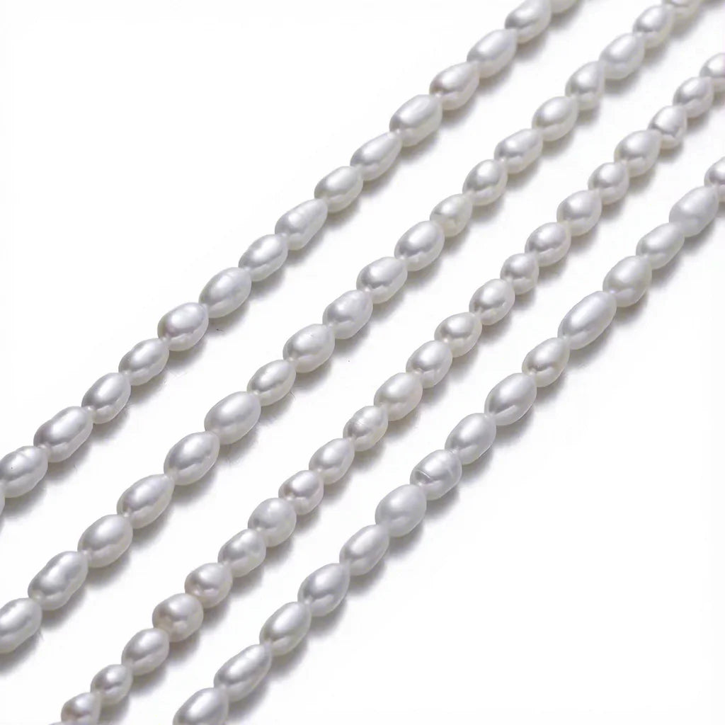Zhejiang Wholesale 4-5mm Natural Loose Pearl Beads with Holes for Bracelet and Necklace Cheap Loose Pearls