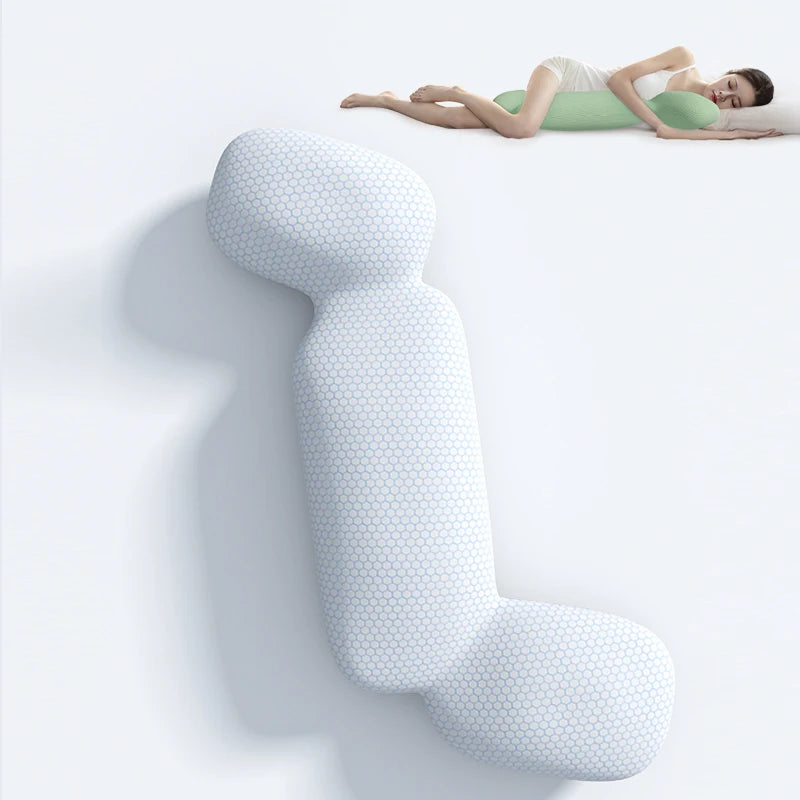 Wholesale S-Shape Maternity Pillow Ice Memory Foam Maternity Pillow for Abdominal Support