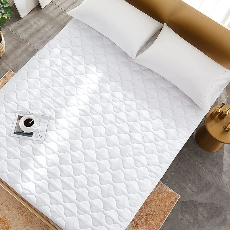 100% WATERPROOF QUILTED Mattress Protectors Anti Allergy Bed Bug Protection Extra Deep Mattress Cover