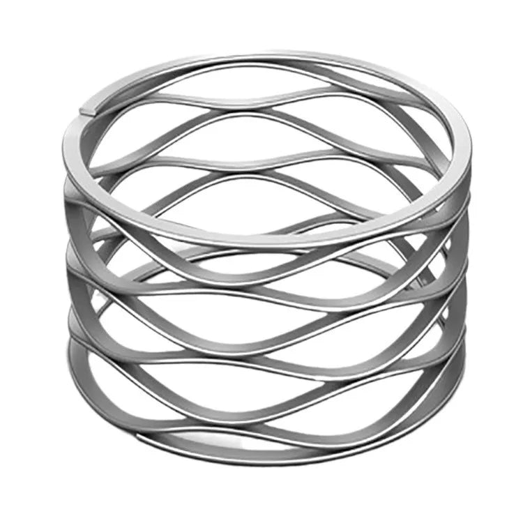 Wholesale Stainless Steel Multi-Layer Wave-Shape Spring Coil Parts Industrial Usage Stacked Wave-Shape Production