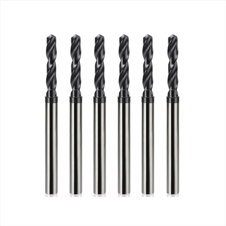 BKEA Wholesale Tungsten Carbide Micro Drill Bits 0~-0.002mm Precision 1/2/3/4/6 Flute Drilling Bit