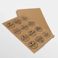 Hot-selling PVC Vinyl Self-adhesive Stickers Cartoon Label for Kids Toy Printing Digital Custom