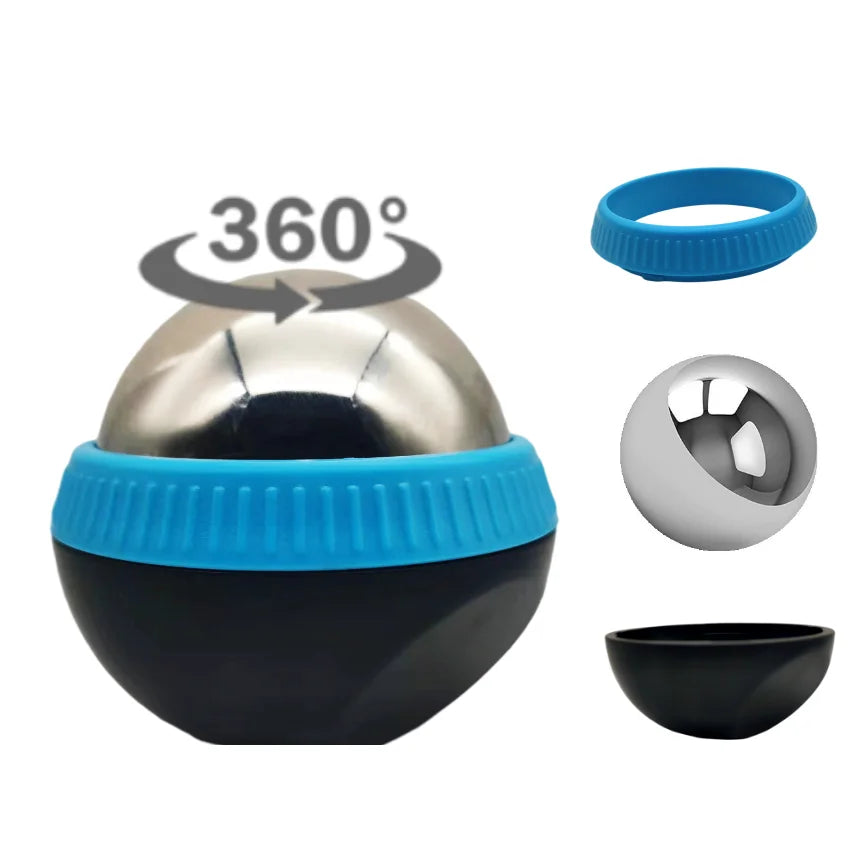 Labeling OEM Pack Most Popular 70mm Recovery Therapy Ball Pain Relief Hot Ice Cold Roller Deep Tissue Body Massager