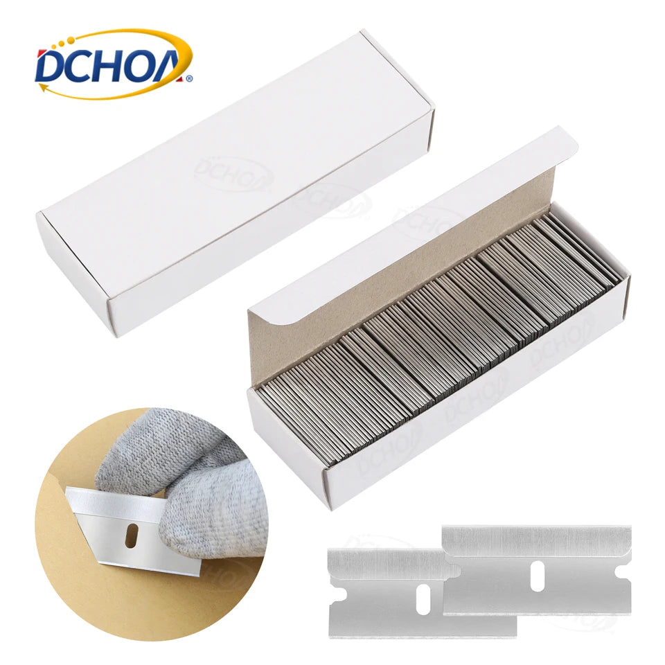 DCHOA Industrial Grade Mini Razor Blades DIY Hand-held Scraper Customized OEM & ODM Support for Paint Sticker Removal
