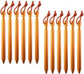 WOQI Essential Camping Accessories   Aluminum Stake Tent Pegs for  Outdoor Tent & Tarp