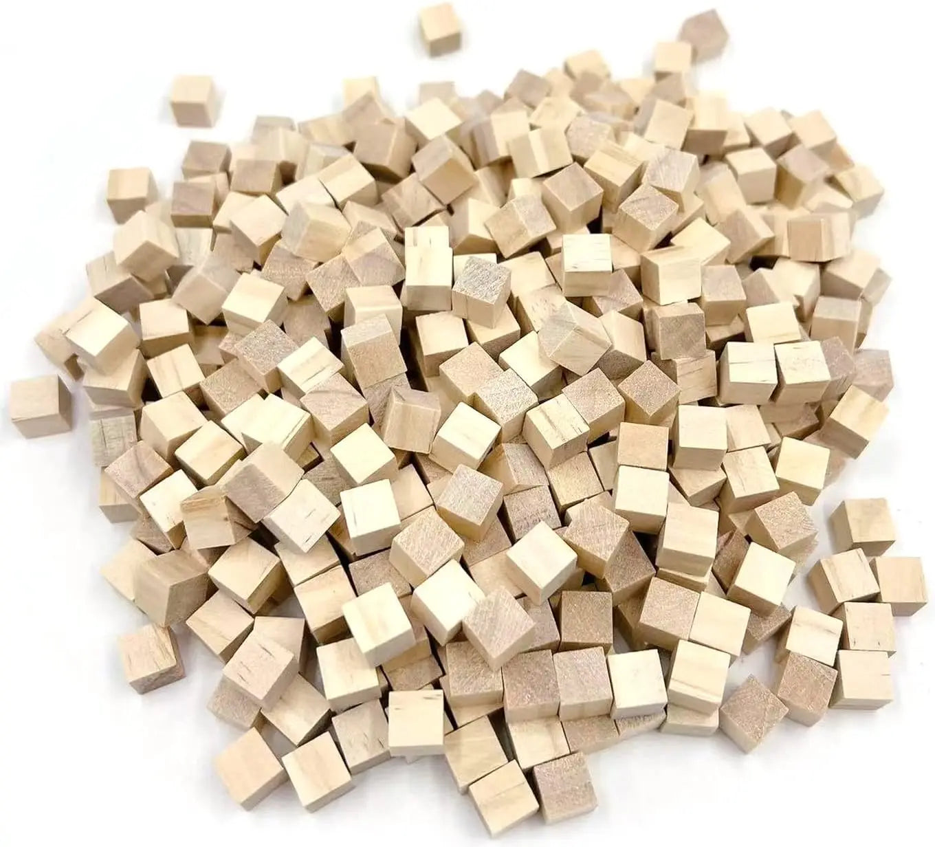 Kids Educational Montessori Toys Custom 1cm Wood Cubes Polished Unfinished Natural Wooden Blocks for Stacking DIY Wood Crafts