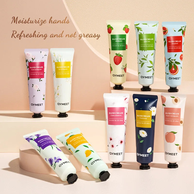 Custom Skincare Nourishing Hand Cream Gifts for Women Men Plant Fragrance Travel Size Mini Moisturizing Hand Care Cream Lotion