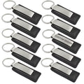 Irregular Shape Foldable Leather Keychains with Letterpress Printing for Graduation and DIY Projects