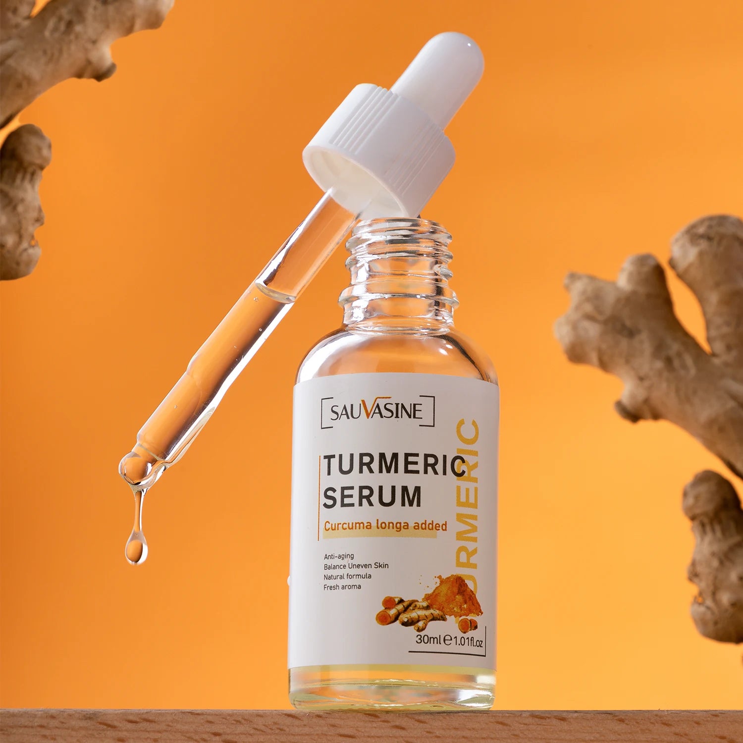 Natural Formula Face Essence Skin Care Hydrating Whitening Anti-aging Anti-wrinkle Turmeric Serum