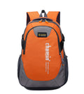 Factory Custom logo Polyester Waterproof Multifunction  Orange School  Orange Junior High School Backpack
